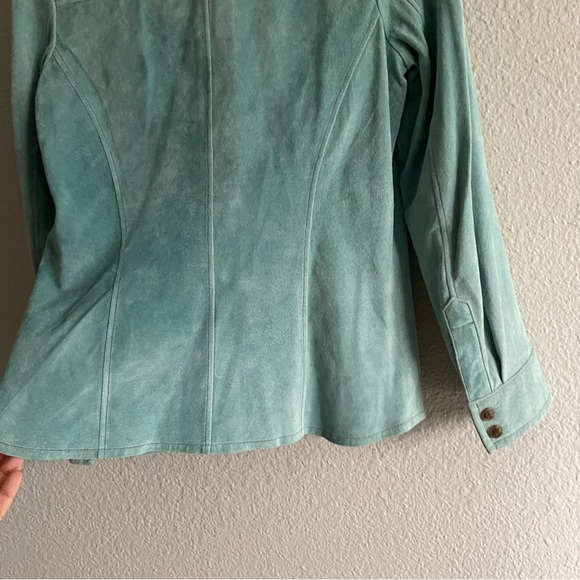 Pendleton Suede Button Up Shacket - Picture 7 of 12